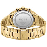 Buy Shop Hugo Boss Champion Black Dial Gold Steel Strap Watch for Men - 1513848 USA Online