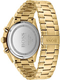 Buy Shop Hugo Boss Champion Black Dial Gold Steel Strap Watch for Men - 1513848 USA Online
