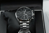 Buy Shop Hugo Boss Champion Black Dial Silver Steel Strap Watch for Men - 1513871 USA Online