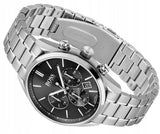 Buy Shop Hugo Boss Champion Black Dial Silver Steel Strap Watch for Men - 1513871 USA Online