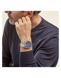 Buy Shop Hugo Boss Champion Blue Dial Silver Steel Strap Watch for Men - 1513818 USA Online