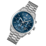 Buy Shop Hugo Boss Champion Blue Dial Silver Steel Strap Watch for Men - 1513818 USA Online