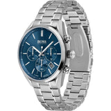 Buy Shop Hugo Boss Champion Blue Dial Silver Steel Strap Watch for Men - 1513818 USA Online