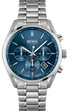Buy Shop Hugo Boss Champion Blue Dial Silver Steel Strap Watch for Men - 1513818 USA Online