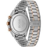 Buy Shop Hugo Boss Champion Chronograph Black Dial Two Tone Steel Strap Watch for Men - 1513819 USA Online