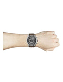 Buy Shop Hugo Boss Champion Grey Dial Brown Leather Strap Watch for Men - 1513815 USA Online