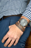 Buy Shop Hugo Boss Champion Grey Dial Brown Leather Strap Watch for Men - 1513815 USA Online