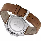Buy Shop Hugo Boss Champion White Dial Brown Leather Strap Watch for Men - 1513879 USA Online