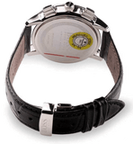 Buy Shop Hugo Boss Chronograph Black Dial Black Leather Strap Watch For Men - 1513266 USA Online