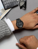 Buy Shop Hugo Boss Chronograph Black Dial Black Steel Strap Watch for Men - 1513180 USA Online