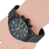 Buy Shop Hugo Boss Chronograph Black Dial Black Steel Strap Watch for Men - 1513180 USA Online