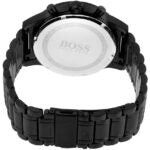 Buy Shop Hugo Boss Chronograph Black Dial Black Steel Strap Watch for Men - 1513180 USA Online