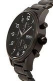Buy Shop Hugo Boss Chronograph Black Dial Black Steel Strap Watch for Men - 1513180 USA Online