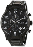 Buy Shop Hugo Boss Chronograph Black Dial Black Steel Strap Watch for Men - 1513180 USA Online