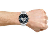 Buy Shop Hugo Boss Chronograph Blue Dial Silver Steel Strap Watch for Men - 1513630 USA Online