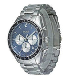 Buy Shop Hugo Boss Chronograph Blue Dial Silver Steel Strap Watch for Men - 1513630 USA Online