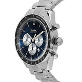 Buy Shop Hugo Boss Chronograph Blue Dial Silver Steel Strap Watch for Men - 1513630 USA Online
