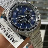 Buy Shop Hugo Boss Chronograph Driver Blue Dial Silver Steel Strap Watch for Men - 1513081 USA Online