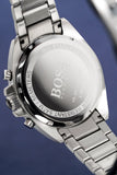 Buy Shop Hugo Boss Chronograph Driver Blue Dial Silver Steel Strap Watch for Men - 1513081 USA Online