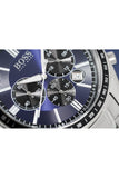 Buy Shop Hugo Boss Chronograph Driver Blue Dial Silver Steel Strap Watch for Men - 1513081 USA Online