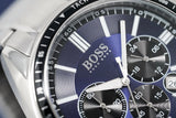 Buy Shop Hugo Boss Chronograph Driver Blue Dial Silver Steel Strap Watch for Men - 1513081 USA Online