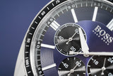 Buy Shop Hugo Boss Chronograph Driver Blue Dial Silver Steel Strap Watch for Men - 1513081 USA Online