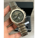 Buy Shop Hugo Boss Classic Chronograph Green Dial Beige Gold Steel Strap Watch For Men - 1514019 USA Online