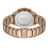 Buy Shop Hugo Boss Classic Chronograph Green Dial Beige Gold Steel Strap Watch For Men - 1514019 USA Online