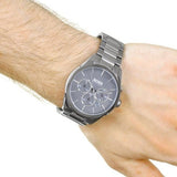 Buy Shop Hugo Boss Classic Grey Dial Grey Steel Strap Watch for Men - 1513364 USA Online