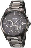 Buy Shop Hugo Boss Classic Grey Dial Grey Steel Strap Watch for Men - 1513364 USA Online