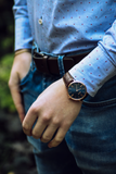 Buy Shop Hugo Boss Classic Jackson Blue Dial Brown Leather Strap Watch for Men - 1513458 USA Online