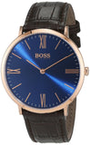 Buy Shop Hugo Boss Classic Jackson Blue Dial Brown Leather Strap Watch for Men - 1513458 USA Online