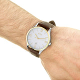Buy Shop Hugo Boss Classic White Dial Brown Leather Strap Watch for Men - 1513486 USA Online