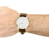 Buy Shop Hugo Boss Classic White Dial Brown Leather Strap Watch for Men - 1513486 USA Online
