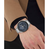 Buy Shop Hugo Boss Cloud Chronograph Blue Dial Silver Steel Strap Watch For Men - 1514015 USA Online