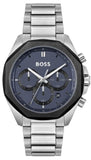 Buy Shop Hugo Boss Cloud Chronograph Blue Dial Silver Steel Strap Watch For Men - 1514015 USA Online