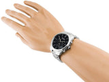 Buy Shop Hugo Boss Commander Black Dial Silver Steel Strap Watch for Men - 1513433 USA Online
