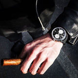Buy Shop Hugo Boss Companion Black Dial Black Leather Strap Watch for Men - 1513543 USA Online
