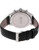 Buy Shop Hugo Boss Companion Black Dial Black Leather Strap Watch for Men - 1513543 USA Online