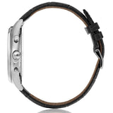 Buy Shop Hugo Boss Companion Black Dial Black Leather Strap Watch for Men - 1513543 USA Online