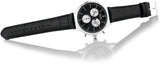 Buy Shop Hugo Boss Companion Black Dial Black Leather Strap Watch for Men - 1513543 USA Online