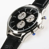 Buy Shop Hugo Boss Companion Black Dial Black Leather Strap Watch for Men - 1513543 USA Online