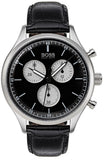 Buy Shop Hugo Boss Companion Black Dial Black Leather Strap Watch for Men - 1513543 USA Online