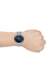 Buy Shop Hugo Boss Companion Blue Dial Silver Steel Strap Watch for Men - 1513653 USA Online
