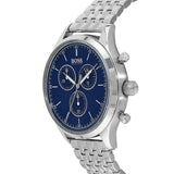 Buy Shop Hugo Boss Companion Blue Dial Silver Steel Strap Watch for Men - 1513653 USA Online