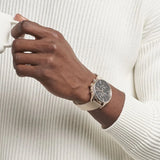 Buy Shop Hugo Boss Companion Chronograph Black Dial Rose Gold Steel Strap Watch For Men - 1513548 USA Online