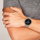 Buy Shop Hugo Boss Companion Chronograph Black Dial Rose Gold Steel Strap Watch For Men - 1513548 USA Online