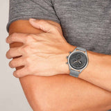 Buy Shop Hugo Boss Companion Chronograph Grey Dial Silver Mesh Bracelet Watch For Men - 1513549 USA Online