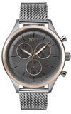 Buy Shop Hugo Boss Companion Chronograph Grey Dial Silver Mesh Bracelet Watch For Men - 1513549 USA Online