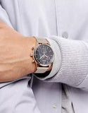 Buy Shop Hugo Boss Companion Quartz Black Dial Rose Gold Mesh Bracelet Watch For Men - HB1513548 USA Online
